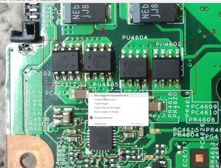 Diagnostico de Fuentes de Poder ( 3V, 5V y Vcore)